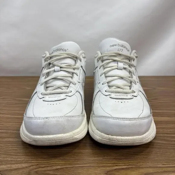 New Balance 577 SL-2 White Leather Walking Sneakers Mens Sz 11 - Picture 4 of 15